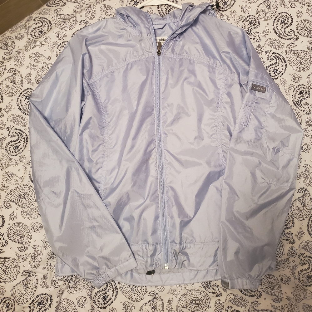 Columbia Windbreaker w/ hood (Medium)